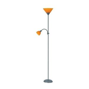 Stojacia lampa Rabalux Action 4026 strieborná / oranžová vyobraziť