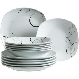 Mäser Súprava plytkých a hlbokých tanierov 12 ks CHANSON vyobraziť