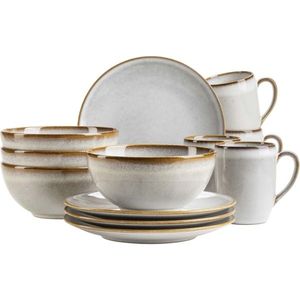 Mäser Súprava riadu na raňajky 12 ks SMOKY'S – sivá vyobraziť