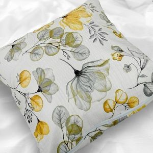 Polášek Krepový povlak na vankúš - Lístky | 40 x 40 cm vyobraziť