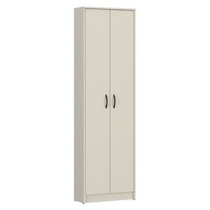 KONDELA Vira Mecki New dvojdverová policová skriňa kašmír vyobraziť