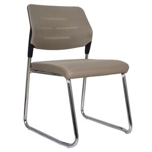 KONDELA Kledi konferenčná stolička svetlohnedá / chróm / čierna vyobraziť