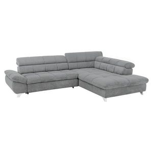 KONDELA Sana Roh P rohová sedačka s rozkladom sivá vyobraziť