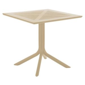 KONDELA Denton New záhradný stôl sivohnedá (taupe) vyobraziť