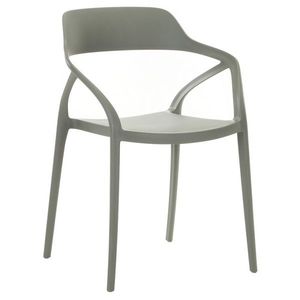 KONDELA Alfio stohovateľná stolička sivá vyobraziť