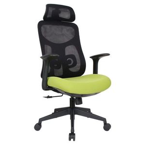 KONDELA Sulivan kancelárske kreslo zelená / čierna vyobraziť