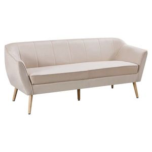 KONDELA Vioda trojsedačka béžová / prírodná vyobraziť