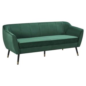 KONDELA Vioda trojsedačka zelená / čierna / zlatá vyobraziť