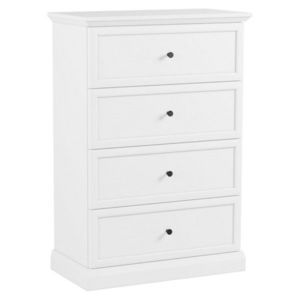 KONDELA Locca K4S zásuvková komoda biela vyobraziť