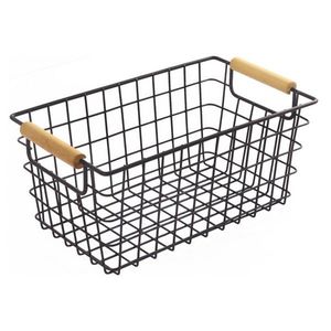 KONDELA Kosut viacúčelový košík čierna vyobraziť