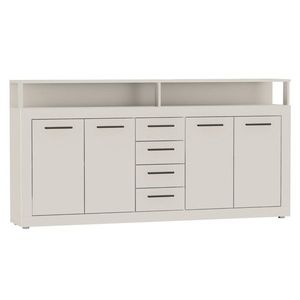 KONDELA Lunysa štvordverová komoda so zásuvkami kašmír vyobraziť