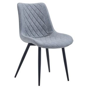 KONDELA Harlan jedálenská stolička sivá / čierna vyobraziť