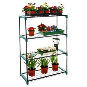 KONDELA Forman regál do skleníka zelená vyobraziť