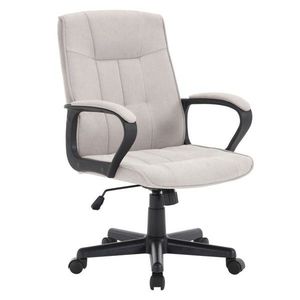 KONDELA Landis kancelárske kreslo svetlosivá / čierna vyobraziť