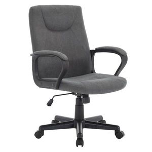 KONDELA Revin kancelárske kreslo tmavosivá / čierna vyobraziť