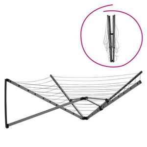 KONDELA Keso sušiak na prádlo strieborná vyobraziť