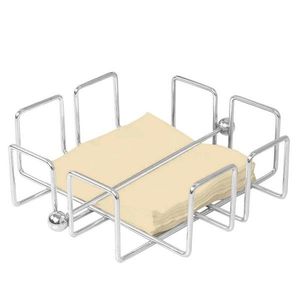 KONDELA Palino stojan na servítky strieborná vyobraziť