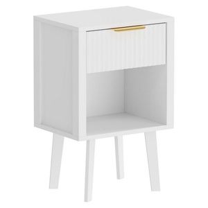 KONDELA Tobi nočný stolík biela vyobraziť