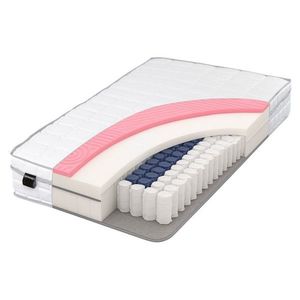 KONDELA Rolka 200 taštičkový matrac 200x200 cm profilovaná pena/ taštičkové pružiny / fic / poťah vyobraziť