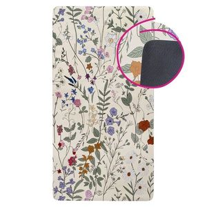 KONDELA Vimall Typ 1 kúpelňová predložka 40x60 kreémová / vzor kvety vyobraziť