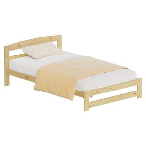 KONDELA Azra 120 drevená posteľ s roštom 120 prírodná vyobraziť