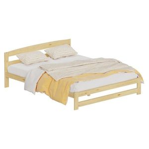 KONDELA Azra 160 drevená posteľ s roštom 160x200 prírodná vyobraziť