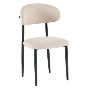 KONDELA Zajda Typ 1 jedálenská stolička béžová / čierna vyobraziť