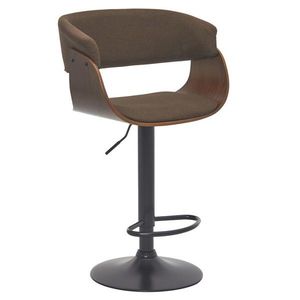 KONDELA Elkin barová stolička hnedá / orech / čierna vyobraziť