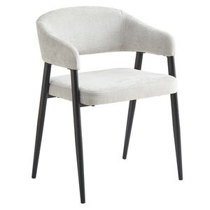 KONDELA Nizar Typ 2 jedálenské kreslo svetlosivá / čierna vyobraziť