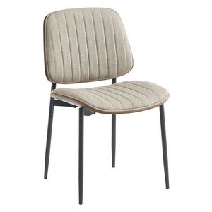 KONDELA Atina jedálenská stolička svetlohnedá / orech / čierna vyobraziť