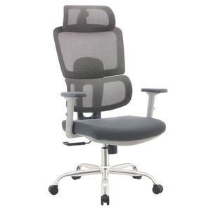 KONDELA Byron kancelárske kreslo sivá / chróm vyobraziť