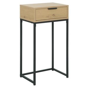 KONDELA Lertos konzolový stolík dub / čierna vyobraziť