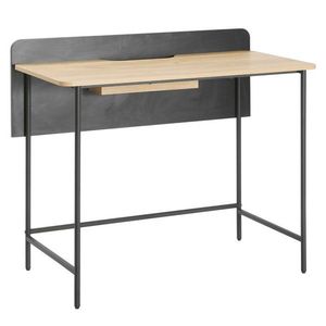 KONDELA Kompus písací stolík dub / čierna vyobraziť