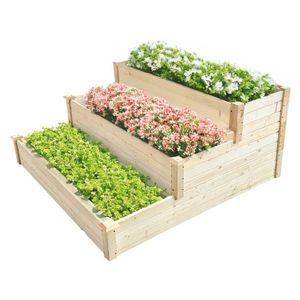 KONDELA Sanym modulárny vyvýšený záhon hnedá vyobraziť