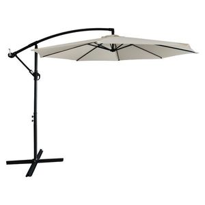 KONDELA Lukan záhradný slnečník béžová / čierna vyobraziť