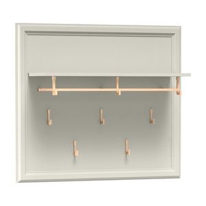 KONDELA Vendy W-22 vešiakový panel kašmír krémová / dub vyobraziť