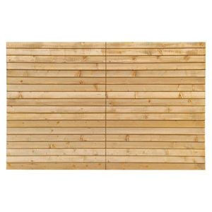 KONDELA Elady Typ 1 záhradná skladacia zástena 180x120 hnedá vyobraziť