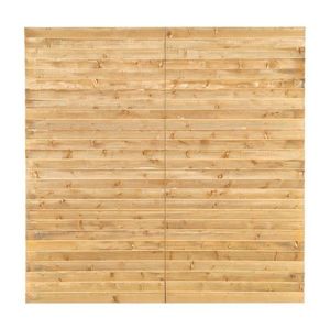 KONDELA Elady Typ 2 záhradná skladacia zástena 180x180 hnedá vyobraziť