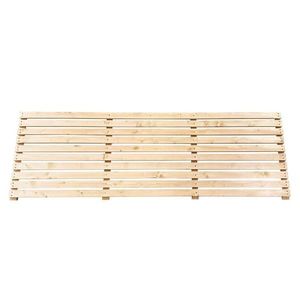 KONDELA Fildo Typ 1 drevená záhradná zástena 180x60 hnedá vyobraziť