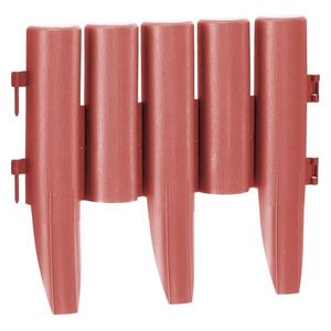 KONDELA Hansi New obruba trávnika / záhradný plôtik (10 ks) terakota vyobraziť