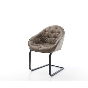 Jedálenská stolička Gaio-Flex mikrovlákno taupe vintage jedálenská vyobraziť