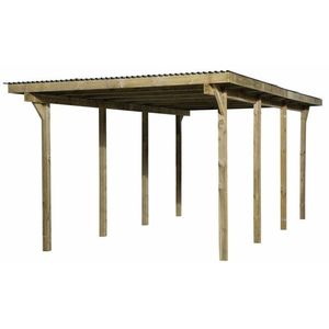 Drevený prístrešok na auto 606 Weka vyobraziť