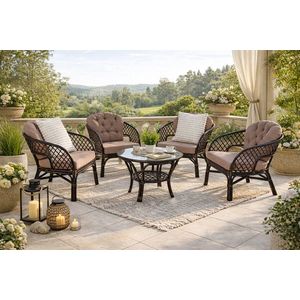 Záhradná sedacia súprava 5 ks vyobraziť