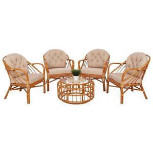 Záhradná sedacia súprava 5 ks vyobraziť