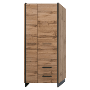 Šatníková skriňa AMONI 2D2S/45 Tempo Kondela vyobraziť