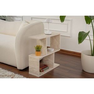 Príručný stolík / Odkladací stolík Life - Travertine vyobraziť
