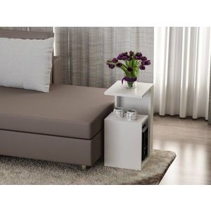 Príručný stolík / Odkladací stolík Sister - White vyobraziť