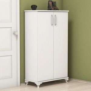 Skrinka na topánky / Botník Ari - White vyobraziť