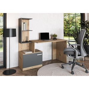 Písací stôl s úložným priestorom MISO Halmar vyobraziť