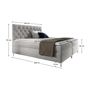 Boxspringová posteľ GUINEVRA 1 Tempo Kondela vyobraziť